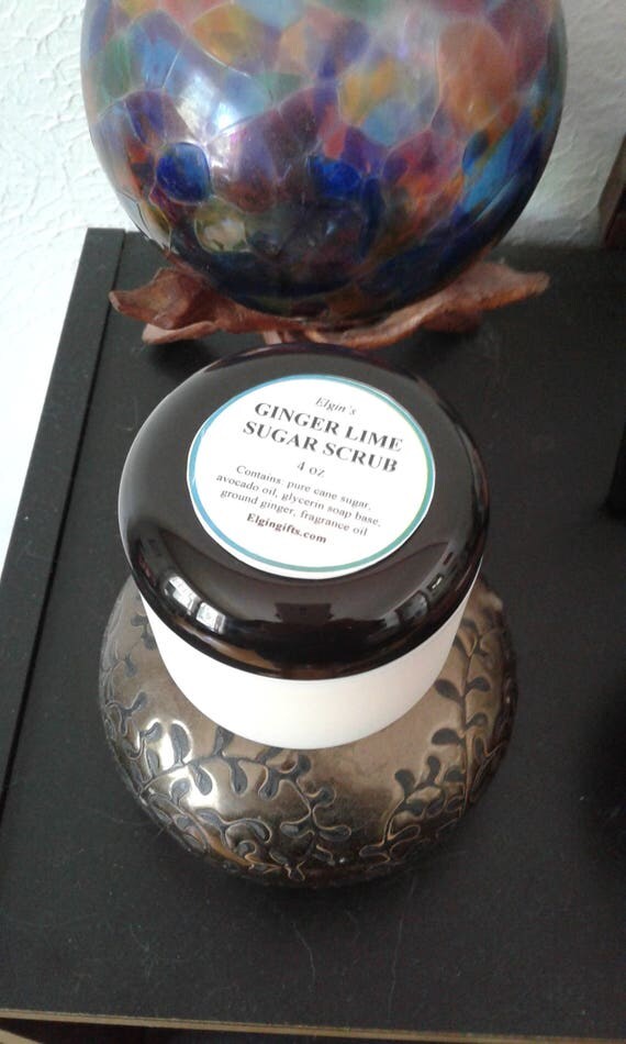 Ginger Lime Sugar Scrub