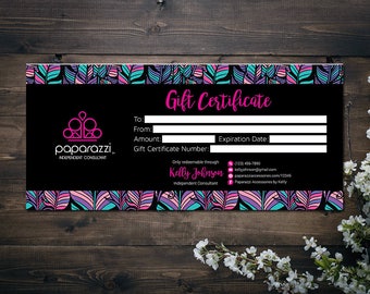 Paparazzi gift card | Etsy