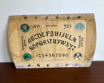 Rare 1940s Hasko "Mystic Tray" Ouija Board / "Spirit" Communication Tool