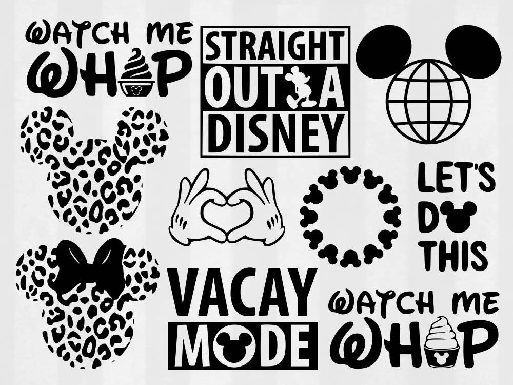 Download Disney World SVG Bundle Disney clipart Disney cut files