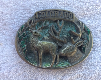Vintage Colorado Belt Buckle