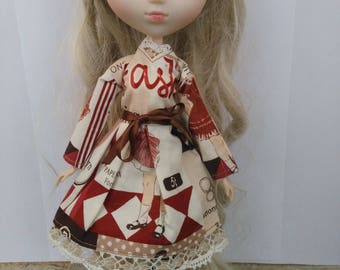 Robe Pullip Vintage manches longues