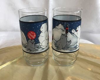 Vintage Coca Cola tumblers
