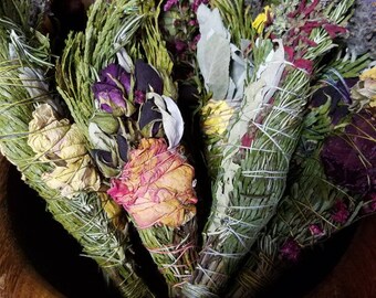 Organically grown smudge sticks