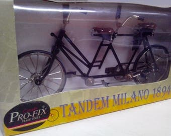 Die cast of Early Tandem Bike.