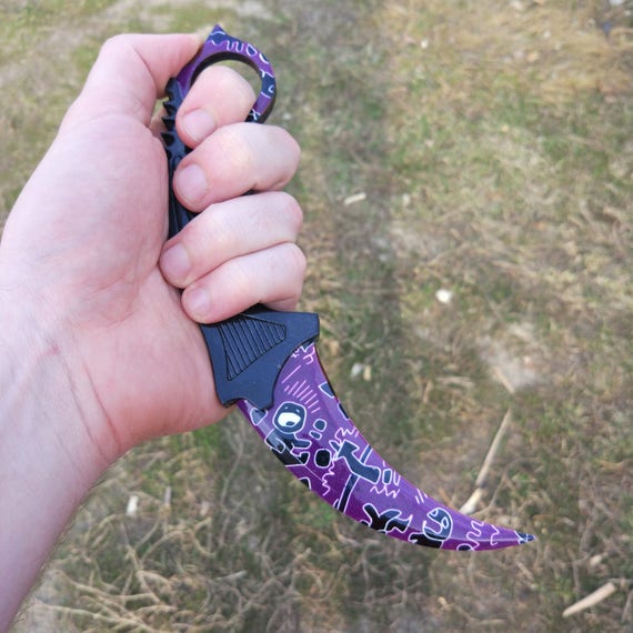 CS karambit knife Csgo replica Freehand Counter strike gift