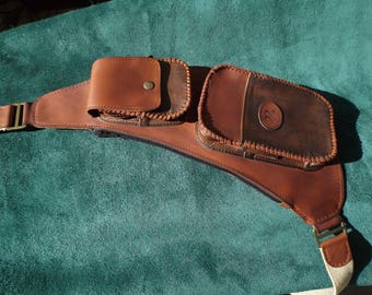 Unisex Leather Waist Holster Bag (LT-AB-HLS-6123)