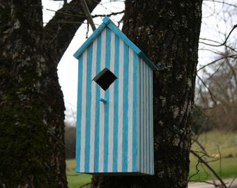 Wood beach cabin BIRDHOUSE