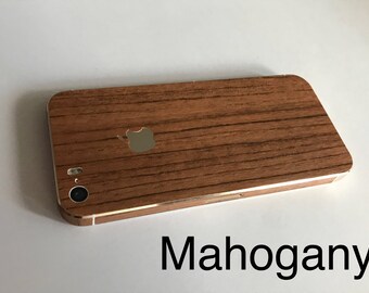 Wood Grained iPhone Skin Wraps 3G,4/4s,5/5s/SE,6/6s,6+/6s+,7,7+