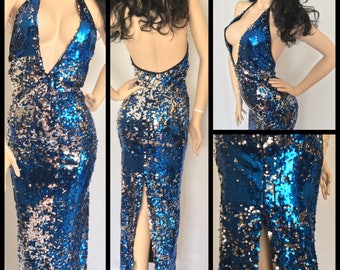 2-Tone Sequin "Mariah" Gown! WOW!!