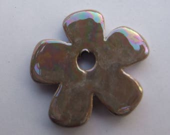 FLOWER CERAMIC GREY STORM 37MM