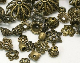 25 grams of bronze cups shape and size mixed