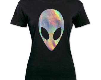 holographic shirt womens