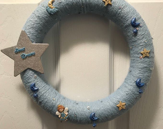 Sweet Dreams - Baby Girl Wreath