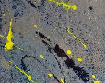 Contemporary abstract art - Acrylic on canvas. Original work: "Isa."