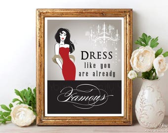 Fashion art print | Etsy