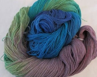 Handpainted Yarn - 4/2 Soft Cotton Yarn PARIS - 420 yds