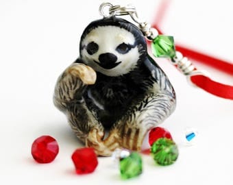 swarovski crystal sloth