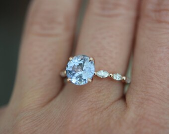 Sapphire Engagement Rings by EidelPrecious on Etsy