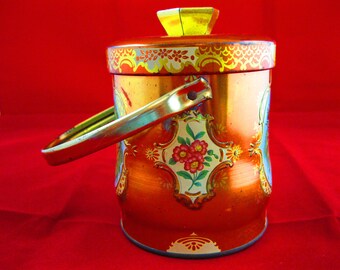 Tin container from England