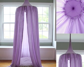 Play Canopy - Lavender Purple - Hanging Tent - Made to Order
