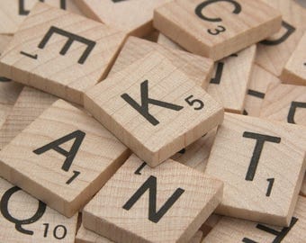 200 scrabble tiles for your altered art or craft projects