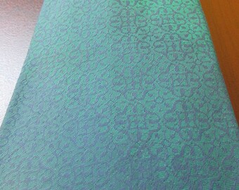 Vintage Mens Teal Ombre Polyester Necktie Golden Clasp by Prince Consort - hipster necktie, retro tie, Blue tie necktie