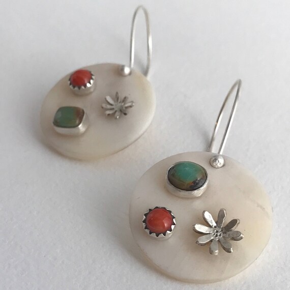 Vintage Red Coral, Shell & Turquoise
