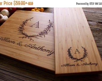 ON SALE Engraved Cutting Board, Cutting Board Set, Personalized Cutting Board, Personalized Wedding Gift, Wedding Gift, Christmas Gift