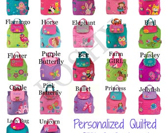 Personalized Toddler backpack / Monogrammed Toddler Backpack / girls backpack / boys backpack / 40+ designs