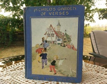 Robert Louis Stevenson a child's garden of verses circa 1929