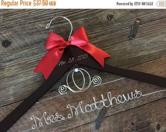SUMMER SALE Disney Wedding, Cinderella Hanger, Disney Bride Hanger, Wedding Hanger, Personalized Hanger, Bridal Hanger, Disney Princess Wedd