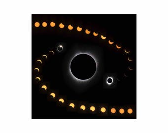 2017 Composite Eclipse - Rising to Totality