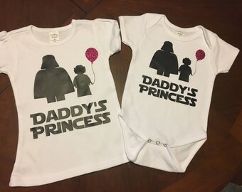 Star Wars Daddy's Princess Shirt - Girls Star Wars Shirt - Princess Leia