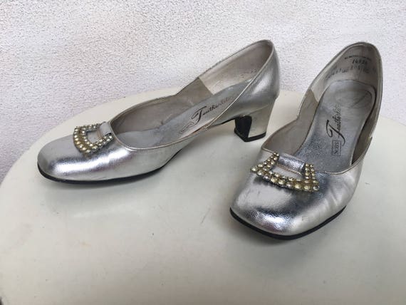 sears silver shoes