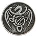 6 Celtic Dragon 13/16 inch ( 21 mm ) Pewter Buttons
