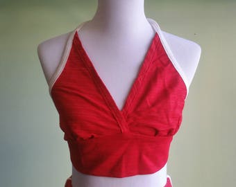 b&w Vintage Halter top main image 0