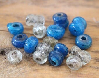 perles ancien en verre fait main