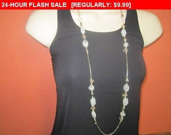vintage Loft beaded chain necklace