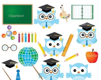 ON SALE INSTANT Download. Cot_1_Owl_teacher. Owl teacher clip art. Personal and commercial use.