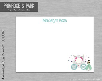 Thank You Cards Princess Printable // Personalized Stationary