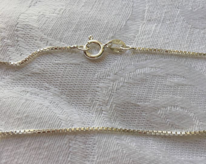 Fleur De Lis Cross Necklace, Fleurie Cross Necklace, 20 Inch Sterling Chain, Vintage Cross Jewelry, Fleury