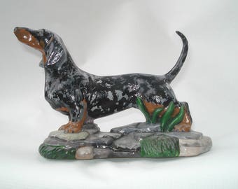 dapple dachshund figurines