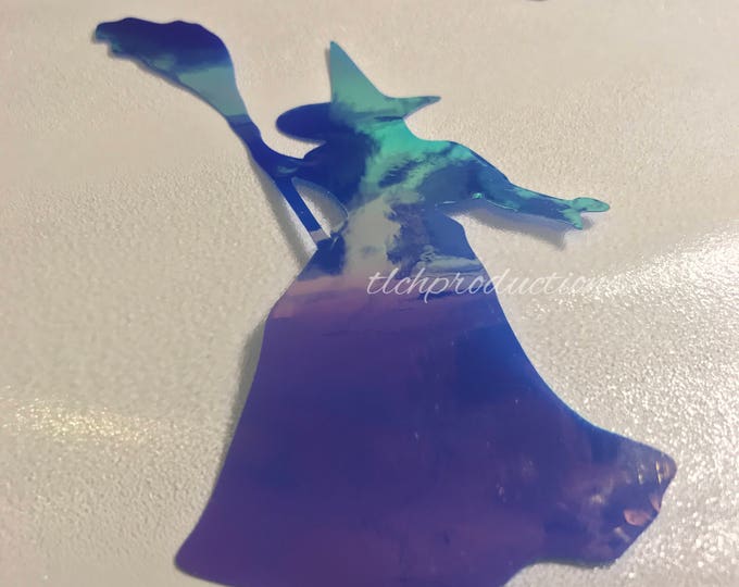 Wicked Broadway Holographic Witch Sticker