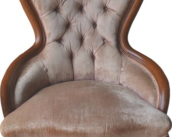 17034 Victorian Ladies Sitting Chair – Balloon back
