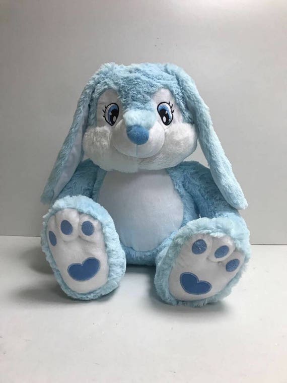 blue plush bunny