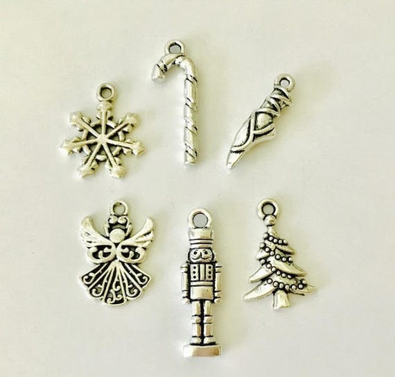 6 Piece Nutcracker Charm Set Mixed lot nutcracker theme