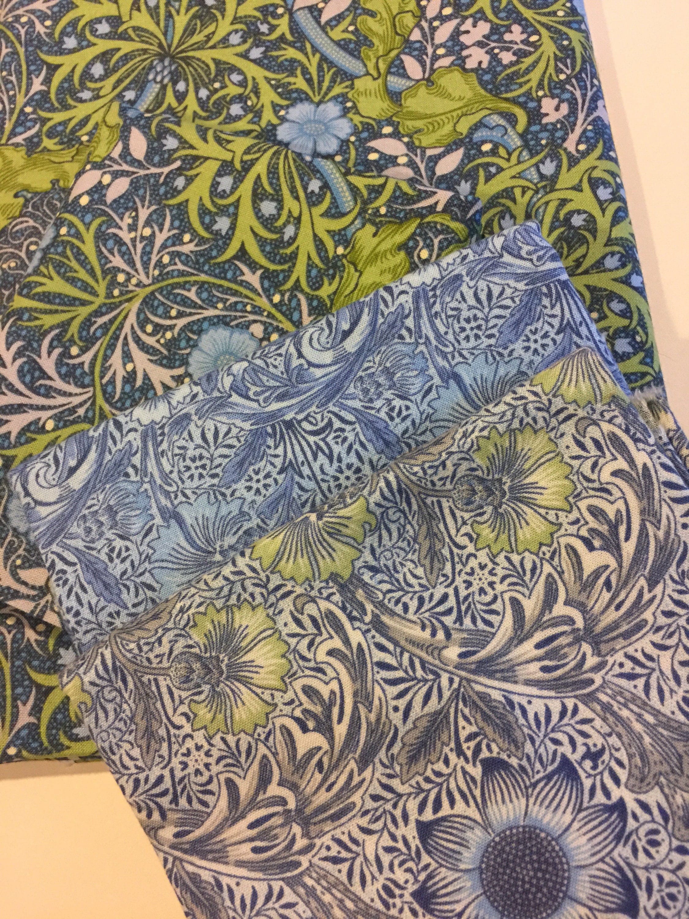 William Morris Fabric FQ Bundle by Victoria & Albert London