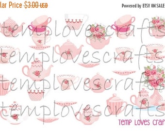 Weekend Sale Tea Time Clip art Set for ec life planner, happy planner, filofax, kikki k, or any planner or scrapbooking