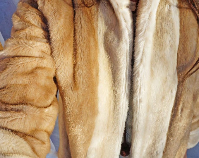 Faux Fur Coat, Blonde Fur Coat, Fake Fur Coat, Faux Fur Jacket, Vegan Fur Coat, Vintage Faux Fur, Vintage Cream Fur Coat, Warm Winter Coat